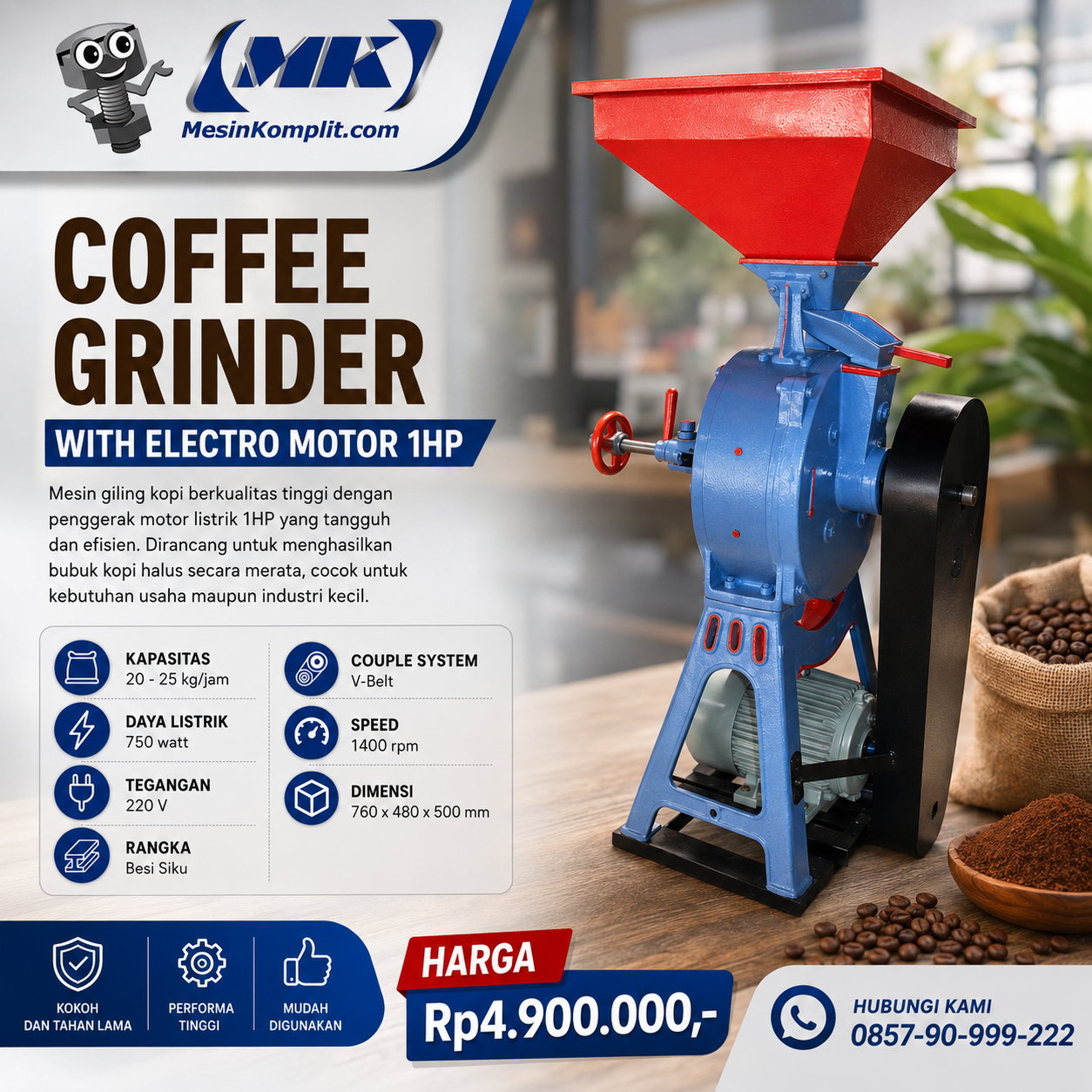 Giling Kopi Dinamo 750 Wa...